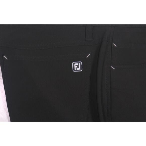 Footjoy Athletic Fit Current Black 5 Pocket Performance Pants Men's 35x32 - Picture 3 of 7
